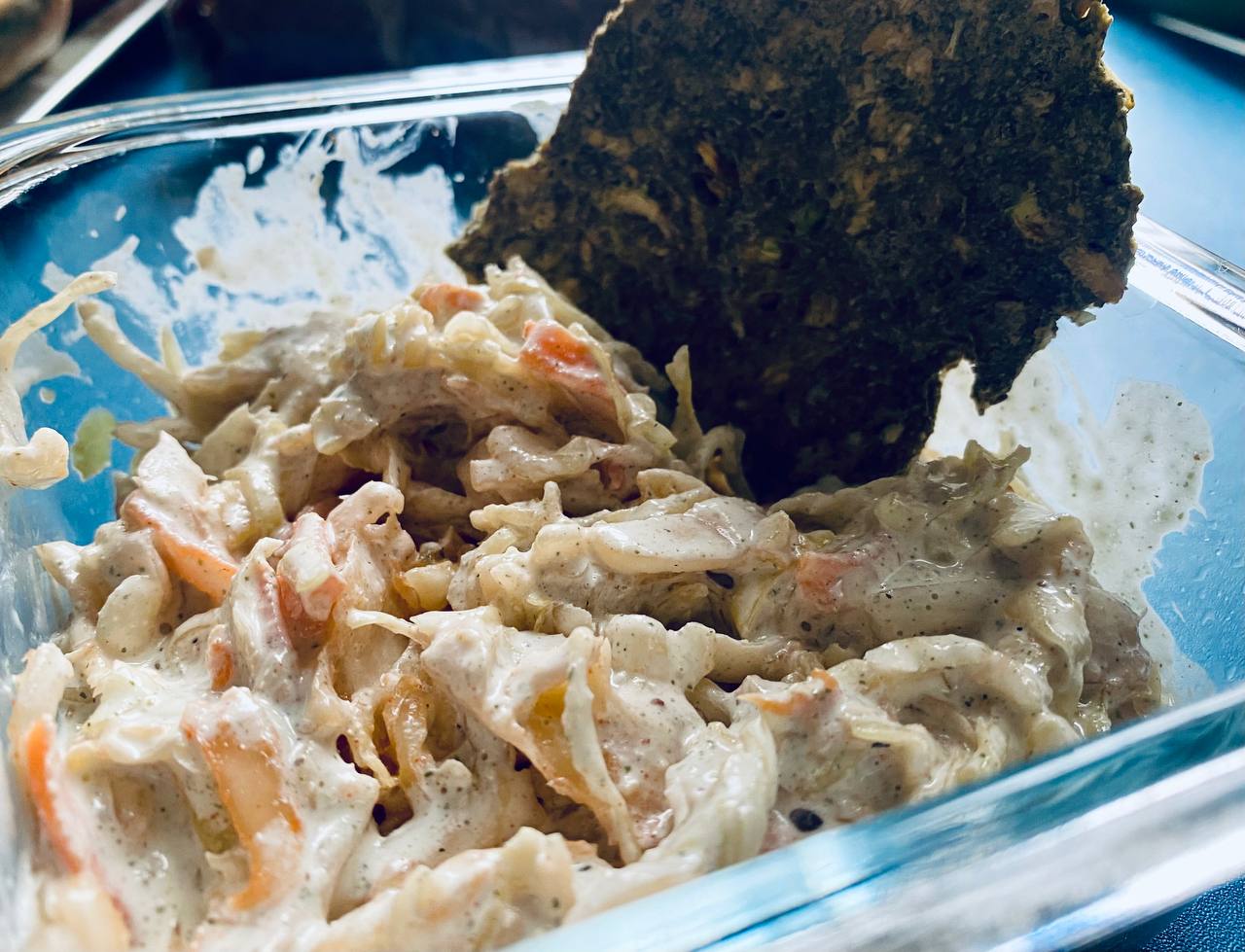 Kimchi with hempseed